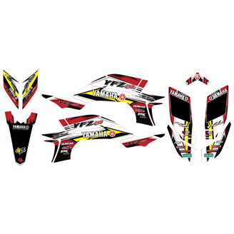 Sticker set compatible with per YAMAHA QUAD YFZ 450 2003 - 2008 - MXPKAD14994
