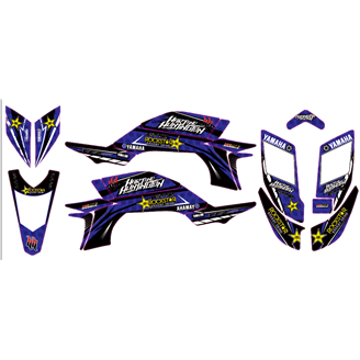 Kit Autocollants compatible avec per YAMAHA QUAD YFZ 450 2003 - 2008 - MXPKAD14994