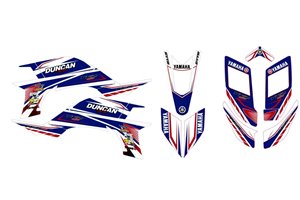 Kit Autocollants compatible avec per YAMAHA QUAD YFZ 450 2003 - 2008 - MXPKAD14994