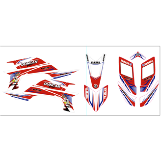 Sticker set compatible with per YAMAHA QUAD YFZ 450 2003 - 2008 - MXPKAD14994