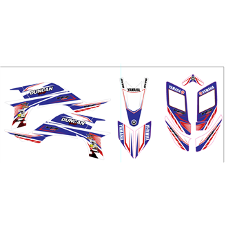 Kit adesivi compatibile con per YAMAHA QUAD YFZ 450 2003 - 2008 - MXPKAD14994