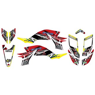 Kit Autocollants compatible avec per YAMAHA QUAD YFZ 450 2003 - 2008 - MXPKAD14994