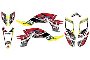 Kit Autocollants compatible avec per YAMAHA QUAD YFZ 450 2003 - 2008 - MXPKAD14994