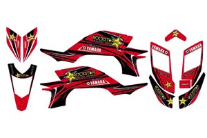 Kit Autocollants compatible avec per YAMAHA QUAD YFZ 450 2003 - 2008 - MXPKAD14994
