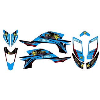 Kit Autocollants compatible avec per YAMAHA QUAD YFZ 450 2003 - 2008 - MXPKAD14994