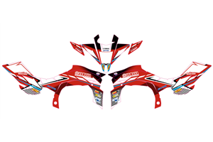Sticker set compatible with per YAMAHA QAUD YFZ-R 450 2009 - 2013 - MXPKAD14995