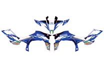 Sticker set compatible with per YAMAHA QAUD YFZ-R 450 2009 - 2013 - MXPKAD14995