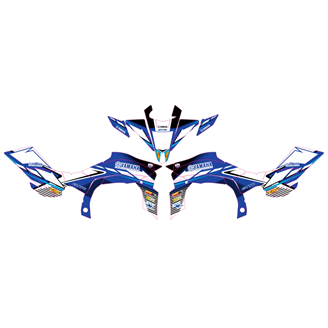 Kit adesivi compatibile con per YAMAHA QAUD YFZ-R 450 2009 - 2013 - MXPKAD14995