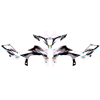 Kit adesivi compatibile con per YAMAHA QAUD YFZ-R 450 2009 - 2013 - MXPKAD14995