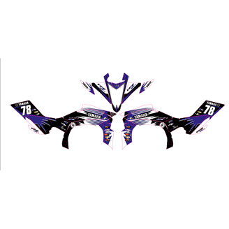 Kit de pegatinas compatible con per YAMAHA QAUD YFZ-R 450 2009 - 2013 - MXPKAD14995