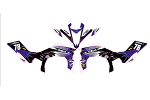 Kit adesivi compatibile con per YAMAHA QAUD YFZ-R 450 2009 - 2013 - MXPKAD14995
