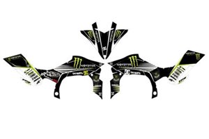 Aufkleber Satz kompatibel mit per YAMAHA QAUD YFZ-R 450 2009 - 2013 - MXPKAD14995