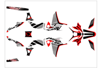 Sticker set compatible with per HONDA AFRICA TWIN CRF 1000L 2020 - 2022 - MXPKAD15832