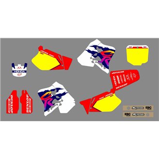 Kit adesivi compatibile con per HONDA CR 125 1991 - 1992 - MXPKAD14848