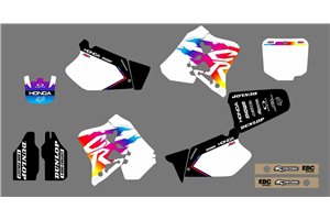 Kit adesivi compatibile con per HONDA CR 125 1991 - 1992 - MXPKAD14848