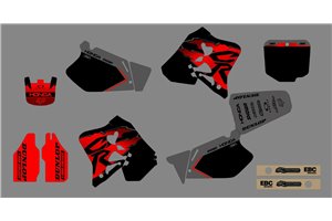 Kit adesivi compatibile con per HONDA CR 125 1991 - 1992 - MXPKAD14848