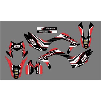 Sticker set compatible with per HONDA CRF 150L 2019 - 2022 - MXPKAD14857