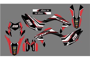 Kit Autocollants compatible avec per HONDA CRF 150L 2019 - 2022 - MXPKAD14857