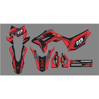 Kit de pegatinas compatible con per HONDA CRF 150L 2019 - 2022 - MXPKAD14857