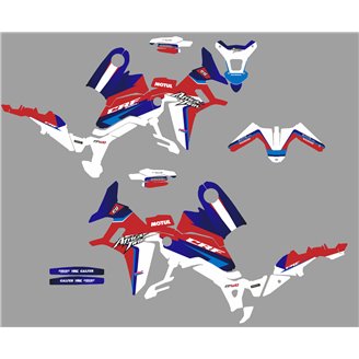 Sticker set compatible with per HONDA AFRICA TWIN CRF 1000L 2016 - 2017 - MXPKAD15001