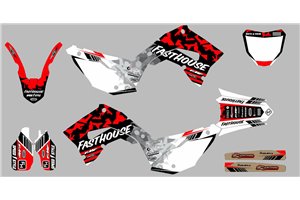 Kit Autocollants compatible avec per HONDA CR 125 250 2002 - 2013 - MXPKAD14850