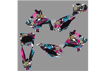 Aufkleber Satz kompatibel mit per HONDA CRF 110F 2013 - 2018 - MXPKAD14851