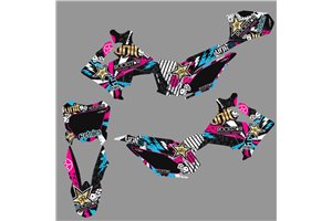 Sticker set compatible with per HONDA CRF 110F 2013 - 2018 - MXPKAD14851