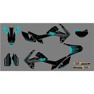 Sticker set compatible with per HONDA CRF 250L 2012 - 2020 - MXPKAD14862