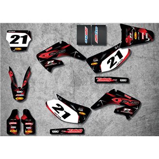 Kit de pegatinas compatible con per HUSQVARNA CR 125 2006 - 2008 - MXPKAD14878