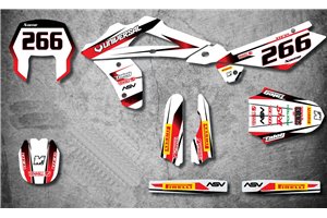 Kit de pegatinas compatible con per HUSQVARNA WR 250 300 2008 - 2013 - MXPKAD14887