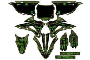 Kit Autocollants compatible avec per KAWASAKI KX 85 112 2022 - MXPKAD14890