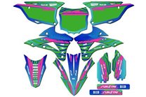 Kit Autocollants compatible avec per KAWASAKI KX 85 112 2022 - MXPKAD14890