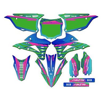 Sticker set compatible with per KAWASAKI KX 85 112 2022 - MXPKAD14890