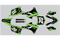 Kit Autocollants compatible avec per KAWASAKI KX 85 112 2022 - MXPKAD14890