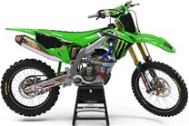 Kit Autocollants compatible avec per KAWASAKI KX 85 112 2022 - MXPKAD14890