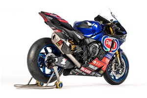 Lackierte Rennverkleidung Yamaha R1 2020 - 2022 + Schrauben, Schnellverschlüsse - MXPCRV14752