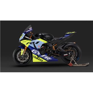 Lackierte Rennverkleidung Yamaha R1 2015 - 2019 + Schrauben, Schnellverschlüsse - MXPCRV16060