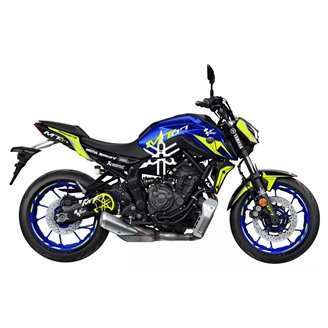 Sticker set compatible with per YAMAHA MT 07 2021 - 2022 - MXPKAD16127