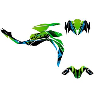 Kit de pegatinas compatible con per KAWASAKI Z1000 2007 - 2009 - MXPKAD16255