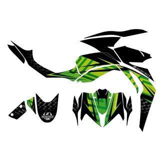 Kit adesivi compatibile con per KAWASAKI Z1000 2007 - 2009 - MXPKAD16257