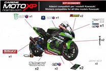 Kit adesivi compatibile con Kawasaki Zx6R 2003 - 2004 - MXPKAD5484