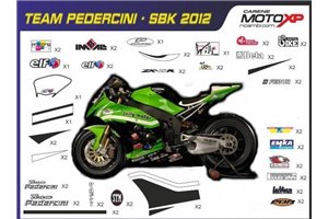 Aufkleber Satz kompatibel mit Kawasaki Zx10R 2006 - 2007 - MXPKAD9828