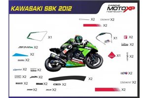 Aufkleber Satz kompatibel mit Kawasaki Zx10R 2006 - 2007 - MXPKAD9826