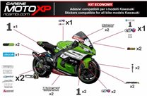 Kit Autocollants compatible avec Kawasaki Zx10R 2008 - 2010 - MXPKAD9873