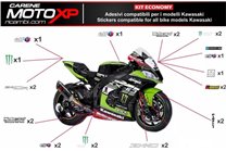 Kit Autocollants compatible avec Kawasaki Zx10R 2011 - 2015 - MXPKAD9904