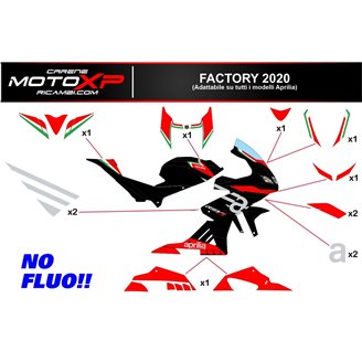 Sticker set compatible with Aprilia RSV4 2009 - 2014 - MXPKAD14732