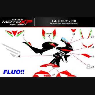 Sticker set compatible with Aprilia RSV4 2009 - 2014 - MXPKAD14730