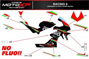 Kit de pegatinas compatible con Aprilia RSV4 2009 - 2014 - MXPKAD13203