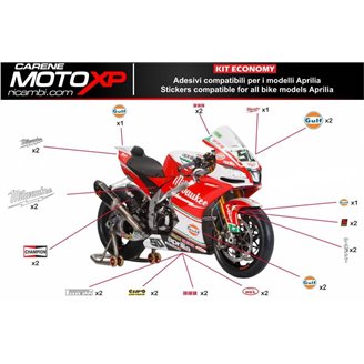 Sticker set compatible with Aprilia RSV4 2009 - 2014 - MXPKAD8038