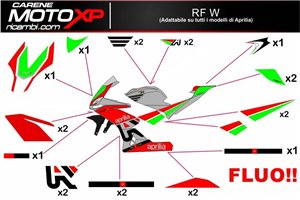 Kit adesivi compatibile con Aprilia RSV4 2009 - 2014 - MXPKAD8026